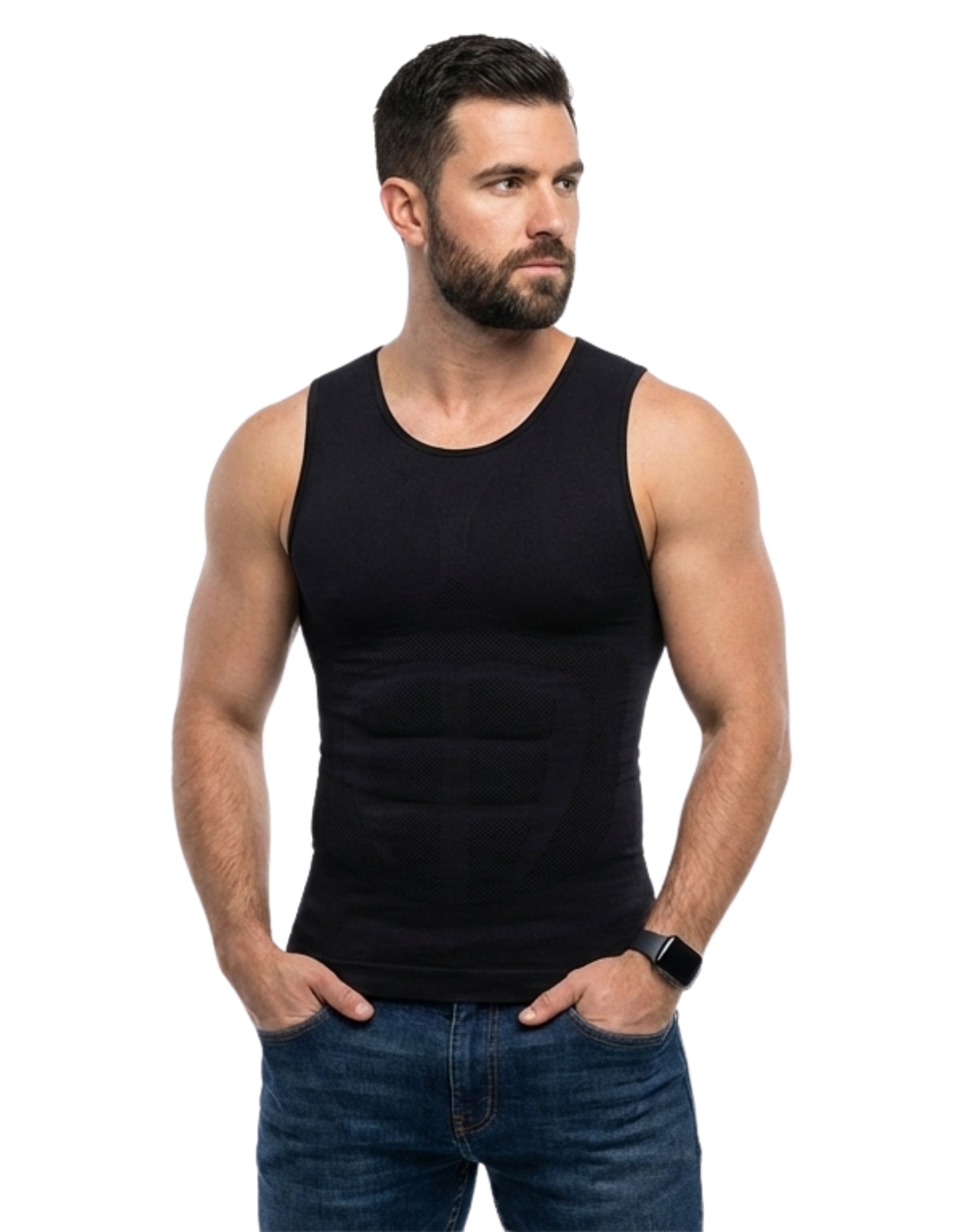Faja de caballero con diseño de abdomen