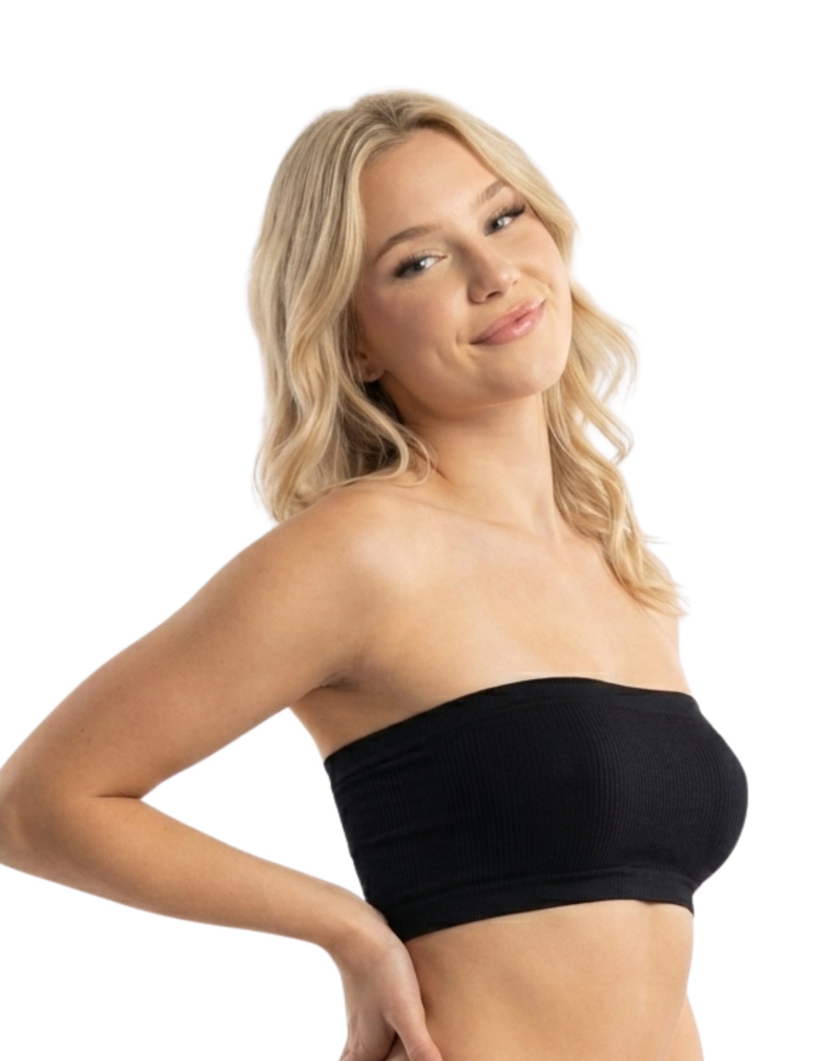 Top straple acanalado