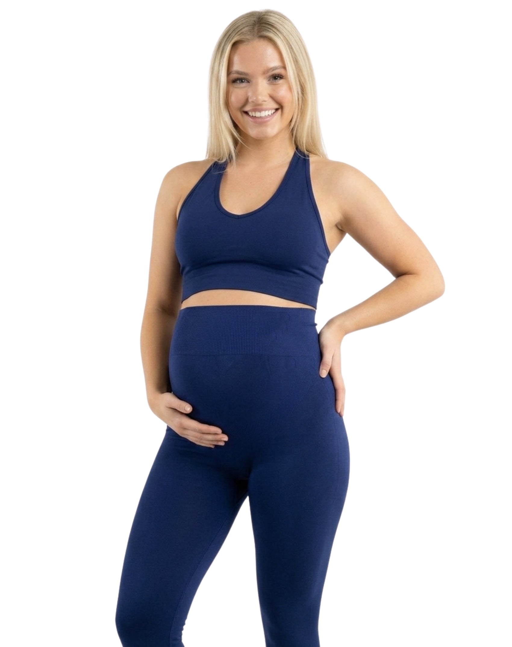 Legging liso de maternidad