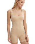 Body camiseta escote cuadrado con puente abierto