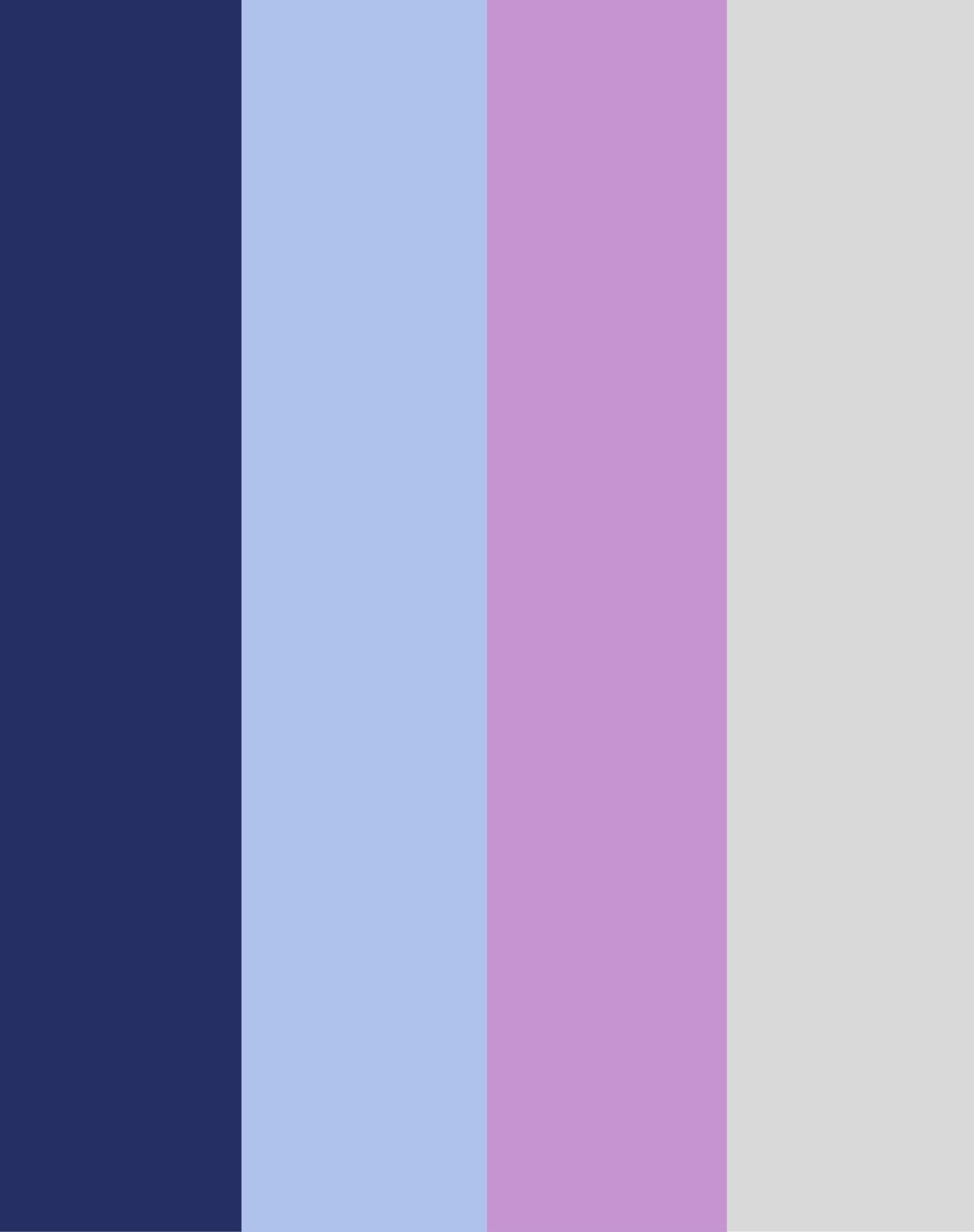 Medieval blue, Placid blue, Lila, Gray morn