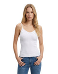 Blusa tipo faja con espacio para copas y tirante delgado