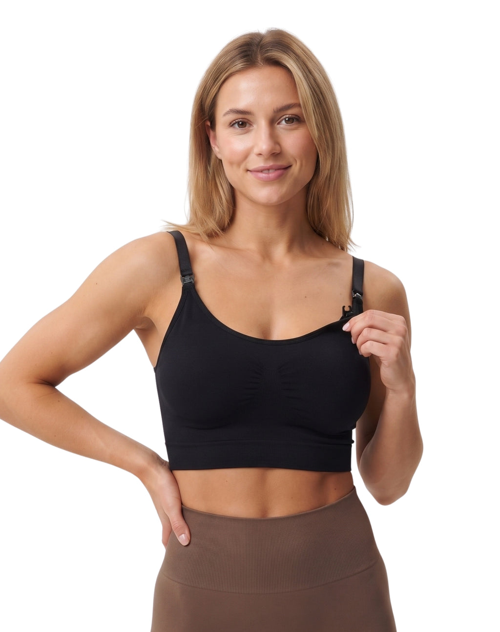 Top de lactancia con tirante removible