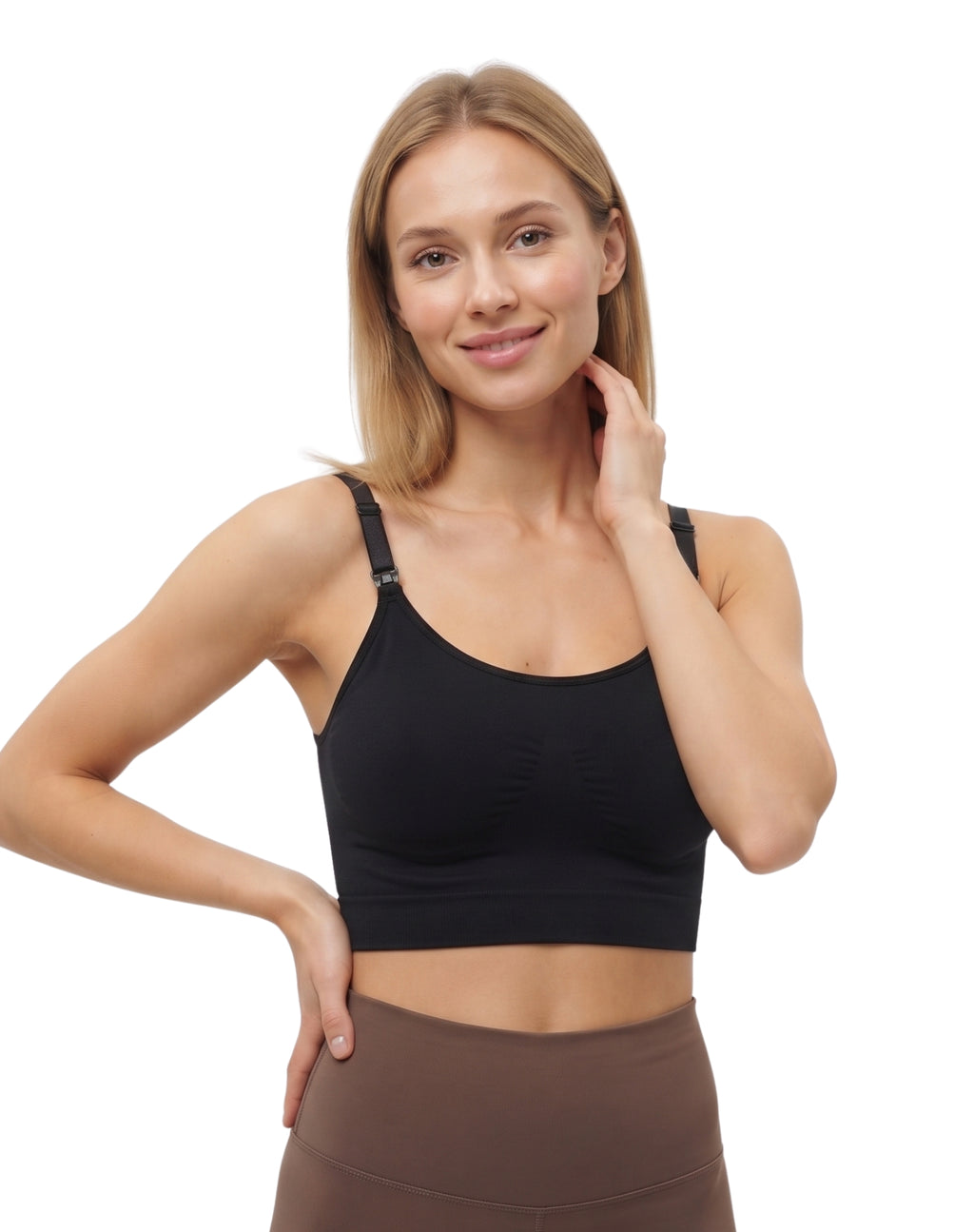 Top de lactancia con tirante removible