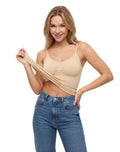 Blusa de tirante con retención en busto