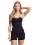 Body short straple con retención en busto y pompa