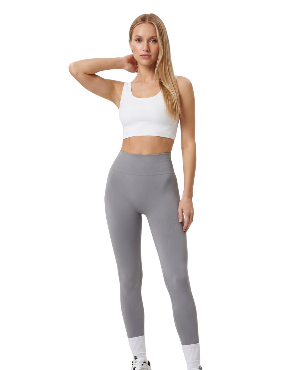 Legging con líneas en piernas y pretina