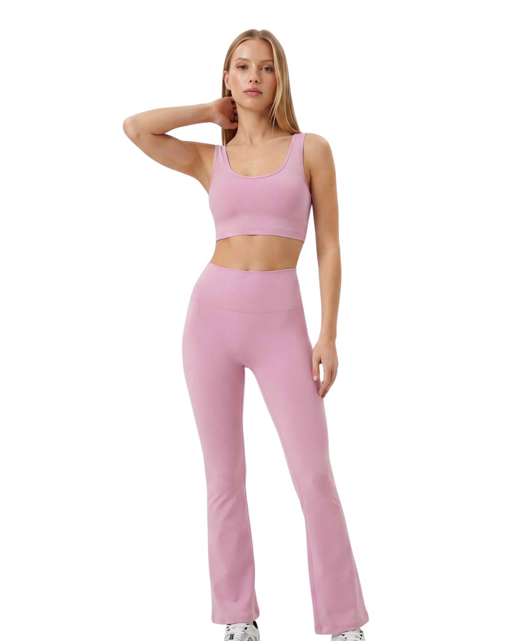 Legging campana con tramado en pretina