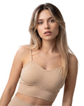 Top con forma de corazón de tirante delgado