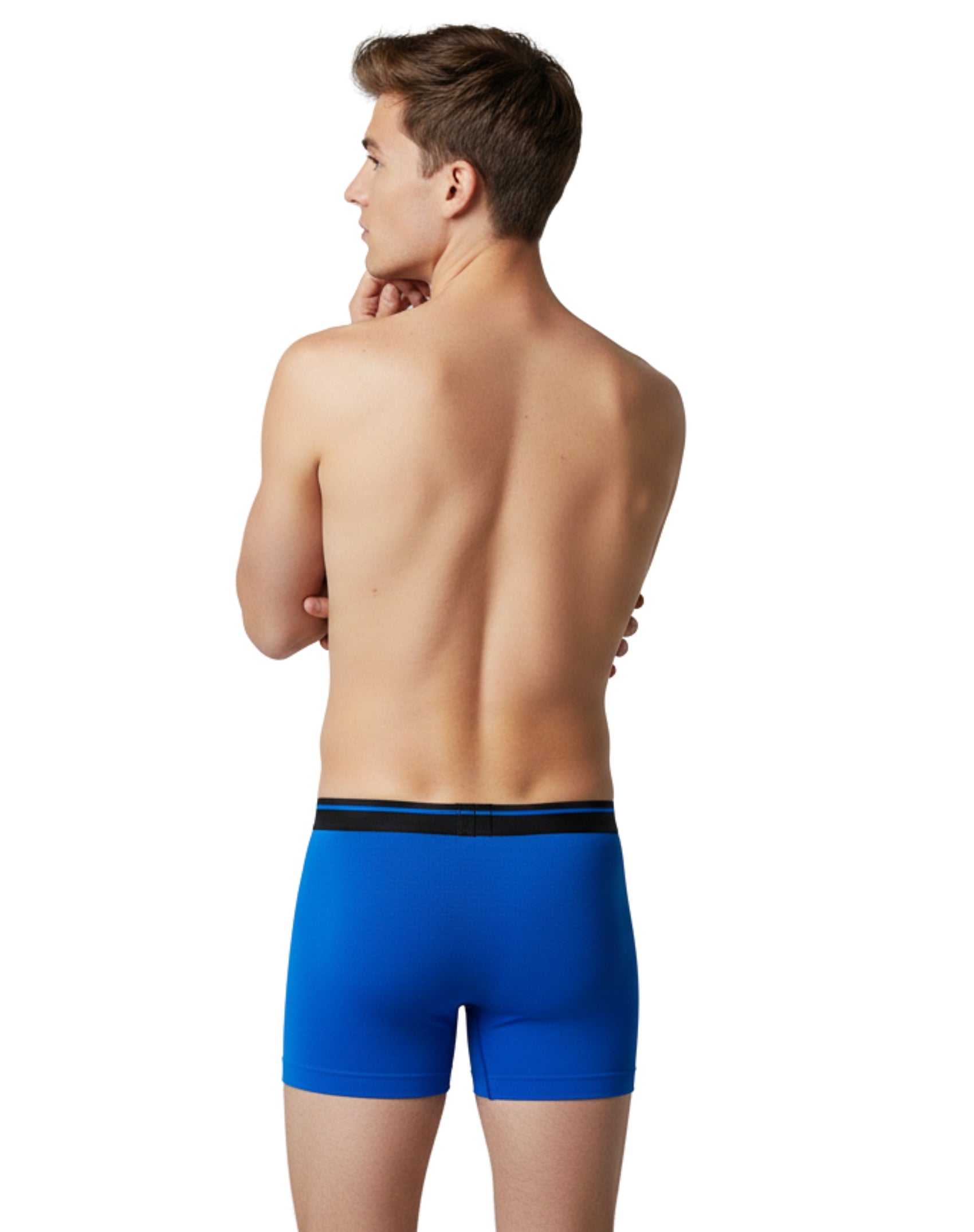 Bóxer de caballero con líneas en pretina