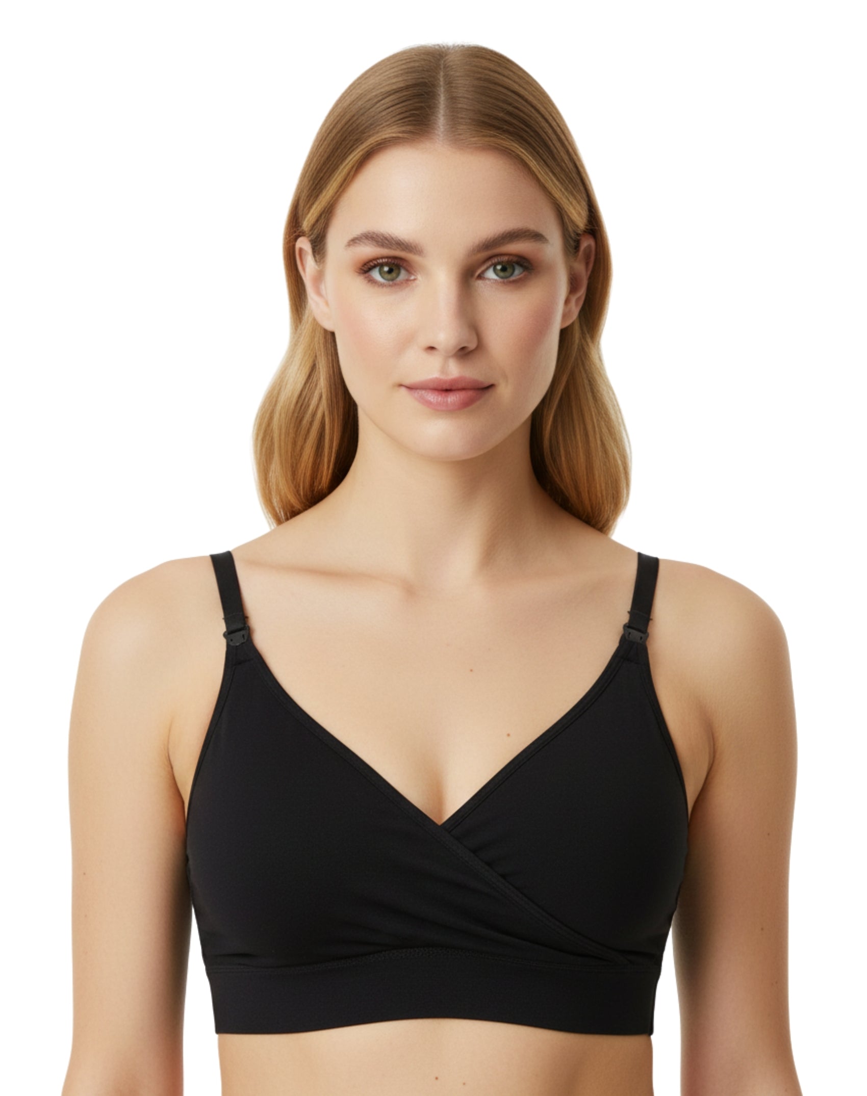 Bra de lactancia con broches y tirante removible