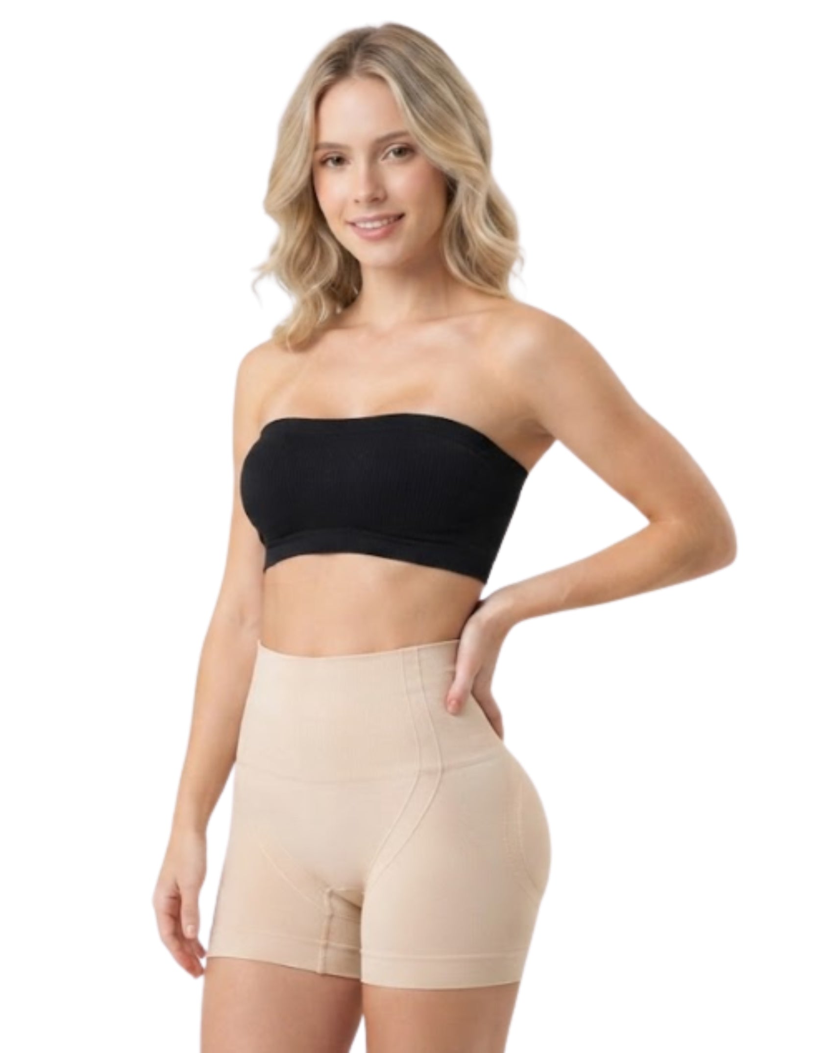 Short faja con detalle en piernas