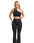 Conjunto de legging campana + top doble tirante