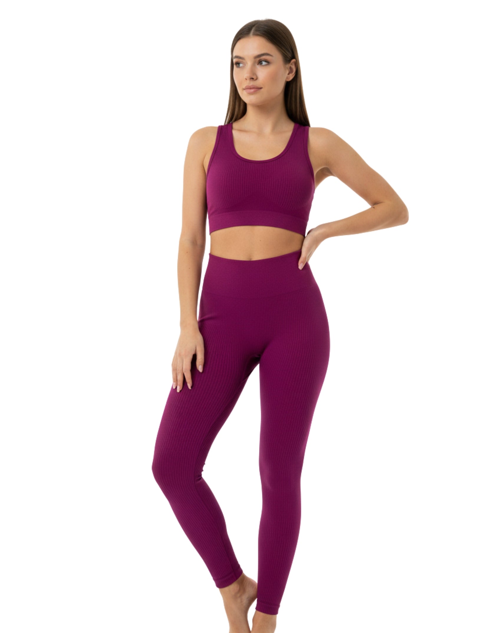 Legging acanalado