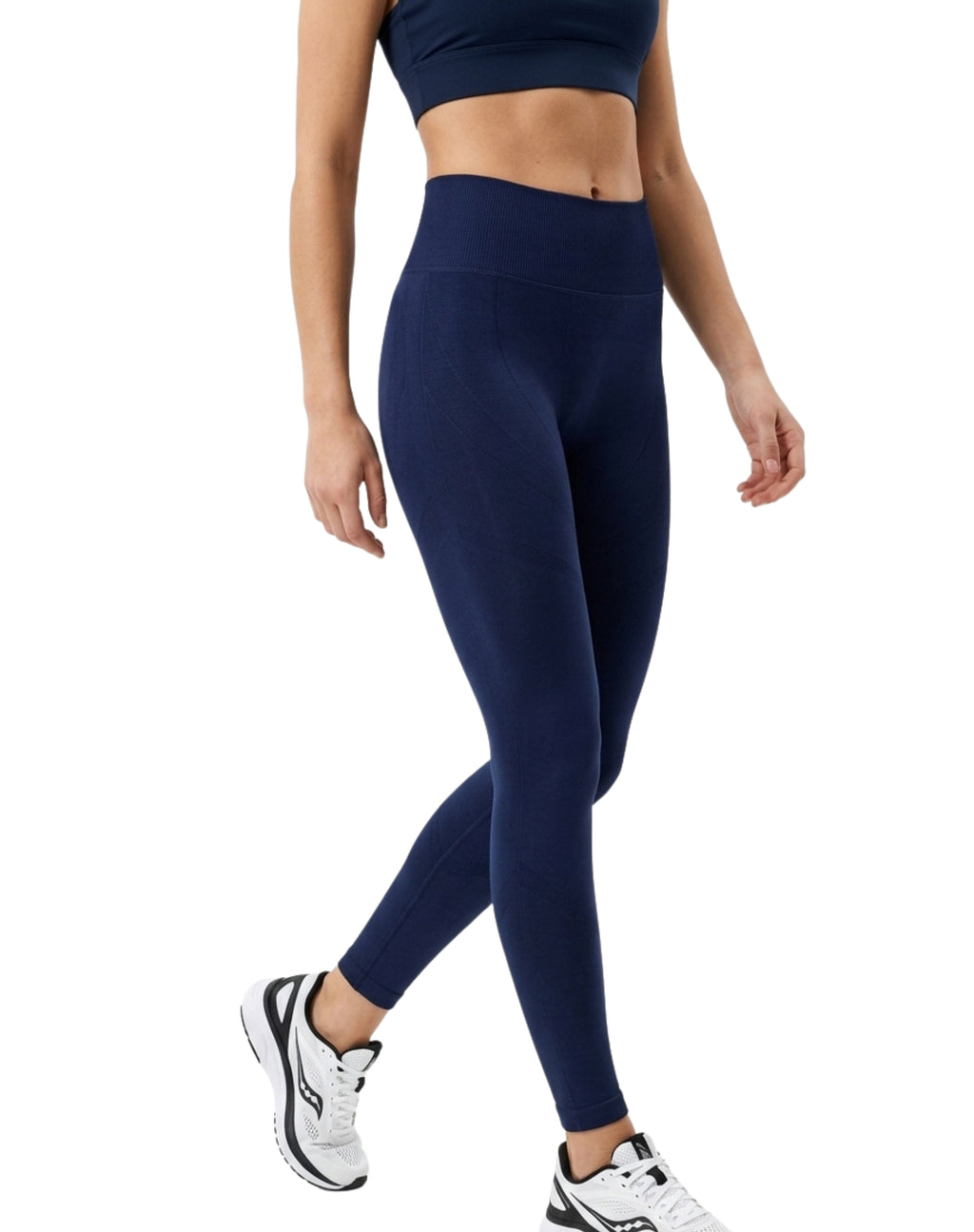 Legging con contorno en glúteo y pretina en v