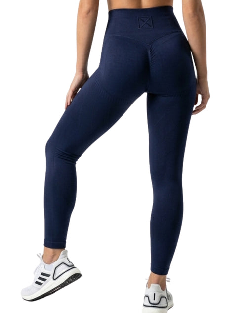 Legging con contorno en glúteo y pretina en v
