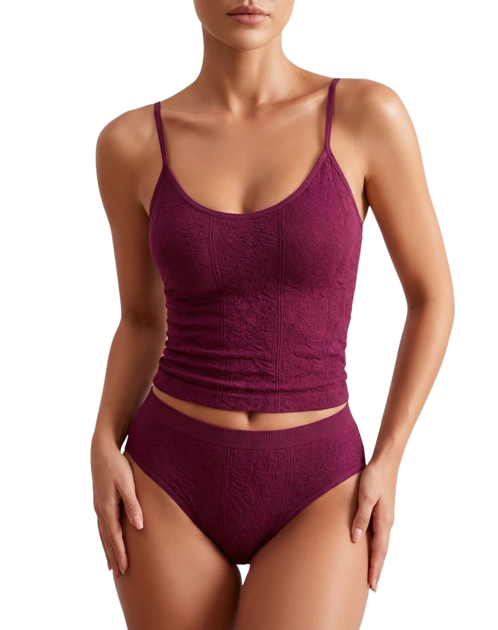 Conjunto con diseño, blusa de tirantes + panty