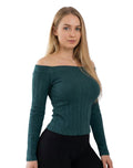 Blusa campesina manga larga